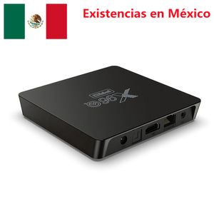 メキシコからの船x96qプロテレビボックス2GB RAM 16GB ROM Android 10 OS AllWinner H313 Quad Core 4K