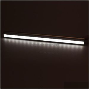 Luci notturne 20 Led Pir Sensore di movimento Luce per armadio Armadio Armadio Lampada da letto Sotto la notte Per armadio Scale Cucina Drop Delivery L Dhhup