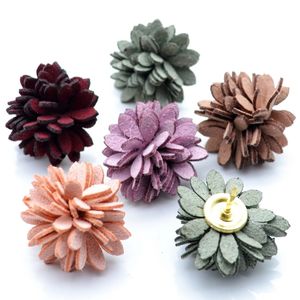 Naglar 5 st läder Small Daisy Flowers Thumbtack Push Pin Creative Cork Big Head Pushpins Thumb tack dekoration Push 221130