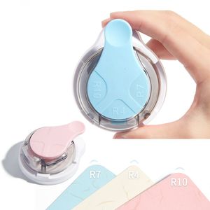 Other Home Storage Organization 3 In 1 R4 R7 R10 Plastic Punching Machine DIY Card Paper Hole Punch Circle Pattern Po Cutter Tool Scrapbooking Puncher 221130