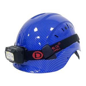 Darlingwell CR06X Schutzhelm mit LED-Licht CE ABS HardHat ANSI Industriearbeitskappen bei Nacht Kopfschutz Neue Mode