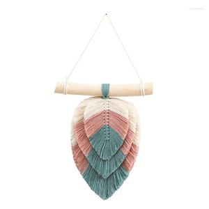 Tapissries Boho Cotton Wall Hanging Style Home Decor Nordic Leaf Tapestry Decoration Hand-Woven Bohemian Kawaii Room 2022