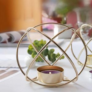 Candle Holders Dinner Home Decoration Party Supplies Tea Light Candlestick Holder Pillar Craft Candelabra Vintage Metal