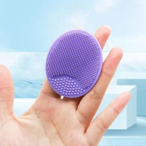 Makeup Sponges Massage Face Cleansing Brush Exfoliating Blackhead Clean Silicone Mini Waterproof Facial Tool