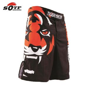 Boxing Trunks SOTF Tiger Muay Thai MMA pantaloncini Fighting Sanda ropa boxeo bermuda pantaloni cortos mma kick boxing wrestling 221130