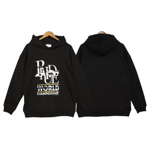 2023 Yeni Erkekler Hoodies Ceket Tasarımcısı Rhude Hoodie Erkekler ve Kadınlar Sokak Ortak Adı Yeni Tee Luxurys Loose Hoodie Çift Hoodies Boy Boyut 6LF3G