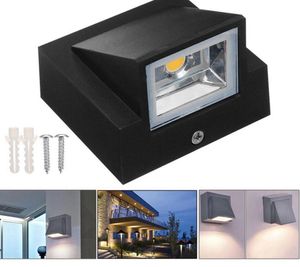 L￢mpada de parede LED externa de 5w Led de parede de alum￭nio moderno montado na superf￭cie do cubo LED da varanda LED LUZ