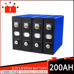 Uppladdningsbar 3.2V 200AH LIFEPO4 Batteri Deep Cycle Golf Cart Batterier LFP Cell Lämplig för Electric Power Systems Car Audio