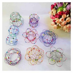 Top spinning Top Decompression Toys Mandala Variedade Cesta de flores Adultos Anti Estresse Toy Toy Childra