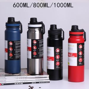 Water Bottles Stainless Steel Thermal Bottle Outdoor Sports Thermos Kettle Large Capacity Creative Portable Space Cup Insulated Bottles 221130