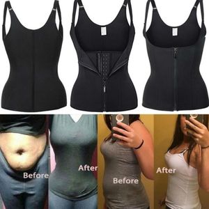 Womens Shapers Adjustable Hook Waist Slimming Belt Corset Zipper Sauna Cellulite Cincher Body Shaper Belly Tummy Abdomen Control Burn Fat 221130