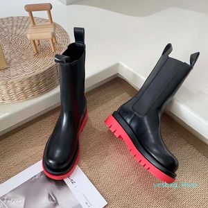 Tasarımcı Botlar Yarım Bot Kumaş Ayakkabı Moda Ayakları Diz Ayak Bileği Renkli Taban Tasarımcıları Pamuk Kış Sonbahar Yeşil Adam Kadınlar 02