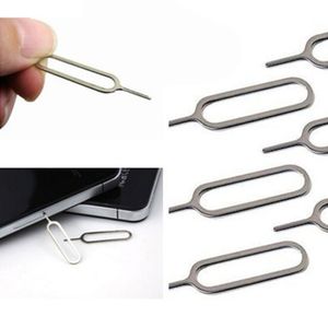 1000 stks Sim-kaart Inbrengen Removal Tool Naaldopener Ejector Sim-kaart lade pin fot Ejector Meest Smartphone Merken P1130