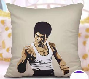 Pillow Superstar Bruce Lee Pillowcase Pretty Scholar Yu Lexuan Same Paragraph Star Po Poster Cover Souvenir Decor