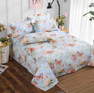 Bedding sets 100 Polyester Brushed Sheet Modern Flat Bedsheet Bed Linen for Bedroom Single Full Queen Size Bedspread Soft Breathable 221129