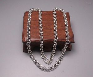 Chains Pure Solid Sterling Silver Necklace mm Rolo Link Chain quot L