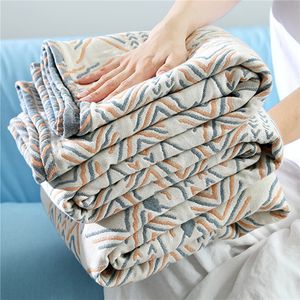 Coperta 100% mussola di cotone estiva divano letto viaggio traspirante Chic Bohemia grande morbido tiro Para 221130