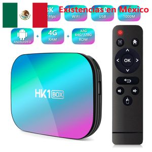Ship from mexico HK1 Amlogic S905X3 Tv Box Android 9.0 Smart 100m 8K 32g Rom Quad Core 4G Ram 1000m lan