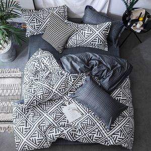 Sängkläder set 3pc set för sovrum mjuka sängöverdrag dubbelsäng hem comebable duvet täckning kvalitet täcke withpillowcase 221129