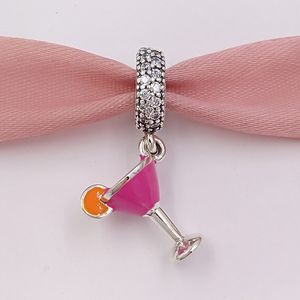 925 Sterling Silver Beads Fruity Cocktail Pendant Charm Charms Fits European Pandora Style Jewelry Bracelets & Necklace 792153ENMX AnnaJewel