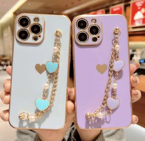 Роскошные чехлы Love H Camera Protection Case для iPhone 14 13 12 11 Pro Max X XS XS Max 7 8 плюс 13 Shock -Reseep Silicone Back Cover