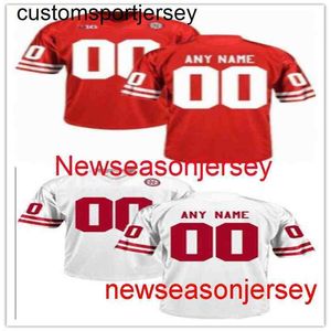 Günstiges individuelles Nebraska Huskers-Trikot mit beliebiger Nummer und Namen für Herren, Damen, Jugend, NCAA-Fußballtrikot XS-5XL 6XL