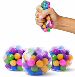 Descompressão Toy DNA Bolas de tensão de água colorida Squeeze Facil Sensory DeseaseFidget Toys for Ansity Autism Kids and Adults 221129