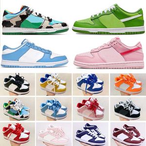 2022 Designer Kids Baby Shoes For Boys Girls Sports Black White Chunky Low Cows Trainers Boy and Girl Athletic Outdoor Sneakers Children Eur 25-35