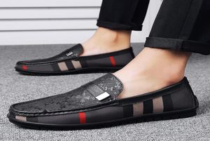 Loafer Men Shoes 2021 PU Deri Rahat İş Ayakları Moda Klasik Konforlu Bahar Sonbahar Basitlik Yuvarlak Toe 4518848
