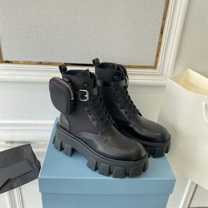 Botas outono e inverno 2022 New Genuine Leather High Rise Boots Short British