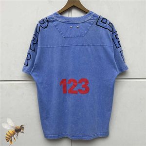 Erkek Tişörtler Büyük Boy Tie Boya Vintage RRR123 T-Shirt Erkek Kadın Yüksek Kaliteli Pamuk Ağır Kumaş Tee Tişörtleri T221130