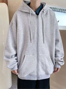 Kadınların ceketleri Dark Street Harajuku Uzun Kollu Sweater Hoodie Zipper Gevşek Büyük Boy Giyim Sonbahar Kış Ceketi Y2K Üstler 221130