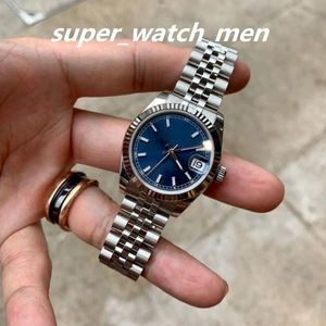 3A Quality Lady's Watch Automatic Mechanical 178274 Blue Dial 18K White Gold 316L Steel Woman 2813 movement 31MM Sapphire Dive Ladies Fashion Lady Wristwatches