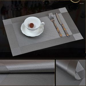 Table Runner Placemat Fashion PVC Dining Disc Disc Pads Bowl Pad Coasters Resistente a pano impermeável resistente