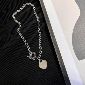 Designer Luxury Fashion Necklace Choker Chain 925 Silver Plated 18k Gold rostfritt stål Bokstavshalsband för kvinnor smycken gåva pnjc