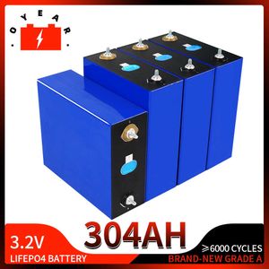 3.2V 304AH LIFEPO4 320AH Uppladdningsbart batteri Deep Cycle Litiumjärnfosfatbatteri för DIY 12V 24V 48V Solförvaringssystem