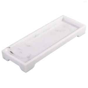 Storage Boxes Vanity Tray Resin Decorative Cosmetics Organizer Bathtub Bathroom Catchall Countertop Closet Dresser