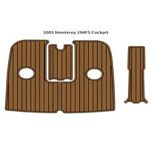 2005 Monterey 194fs kokpit pad łodzi Eva Faux Teak Deck Mat podłogi