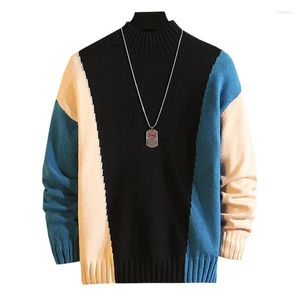 メンズセーターハラジュクスタイルニットセーターメンズ衣類プルオーバーファッションヒップホップウィンタープラスサイズ7xl男性トップス