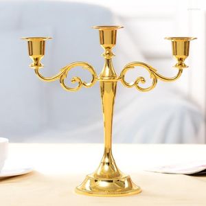 Candle Holders Metal Silver Gold 5-light 3-light Centerpiece Candelabra Candlestick Holder Set Stand For Wedding Home Decoration