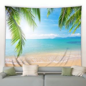 Noel dekorasyonları plaj goblen gündoğumu okyanus kıyı gün batımı deniz hawaii sahne güneş ışığı duvar asılı ev yurt oturma odası 221129