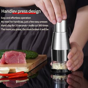 Mills Hand Press Garlic Squeezer Manual Onion Chopper Crusher Kitchen Vegetable Slicer Peeler Tools Presse Oignon Press 221130