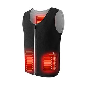 Мужские жилеты Умная USB -зарядка электрическое самостоятельное отопление для мужчин Женщины Толщина кемпинг езды на велосипеде по пешеходным лыжным лыжным теплу 221130