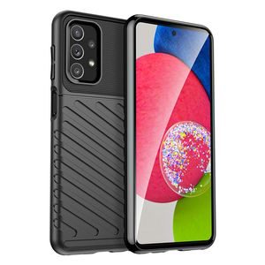 Telefonfodral f￶r Samsung A24 A34 A54 A14 A13 A23 A33 A53 A73 A22 A32 M53 A52 5G Rugged Shield Frosted Texture TPU Case Stripe