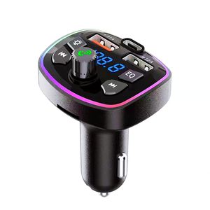 cousume electronics Q7 Kabelloser Bluetooth 5.0 FM-Transmitter, Freisprecheinrichtung, MP3-Player, USB-Ladegerät