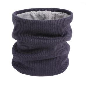 Scarves 2023 Winter Warm Scarf For Men Women Boys Girls Adult Baby Thick Wool Neck Knitted Cotton Solid Ring