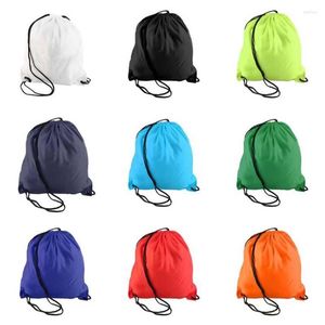 Storage Bags Portable Sports Backpack Thicken Oxford Drawstring Underwear Shoes Bag Travel Pouch Waterproof Organizer