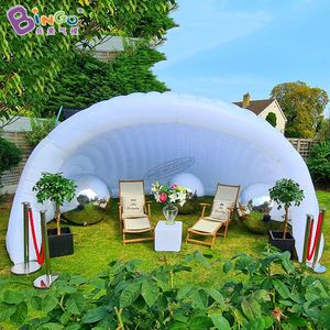 Skräddarsydd uppblåsbar halvkupol tält Blow Up igloo Canopy Marquee för Camping Party Event Decoration Toys Sports