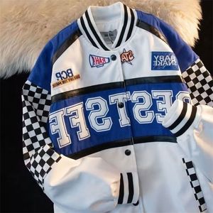 Jackets masculinos originais American Retro Jacket Men and Women Style Ins Brand Fried Street Motorcycle Coat Baseball Roupas casuais 221129
