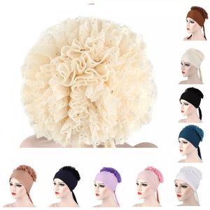 Musulmano Moda Donna Hijab Sciarpa Soft Stretch Turban Bonnet Tie Back Volumizer Underscarf Fascia Indian Wrap Headwrap